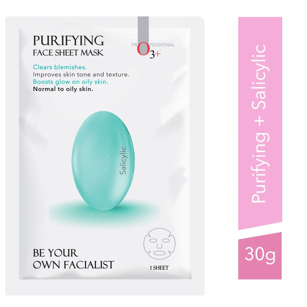 O3+ Professional Salicylic Purifying Face Sheet Mask 30Ml