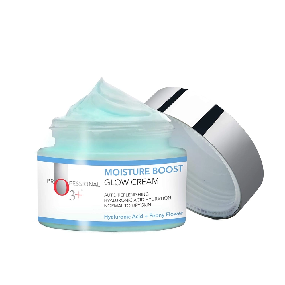 O3+ Skin Solutions Moisture Boost Glow Cream Hyaluronic Acid + Peony Flower 50G