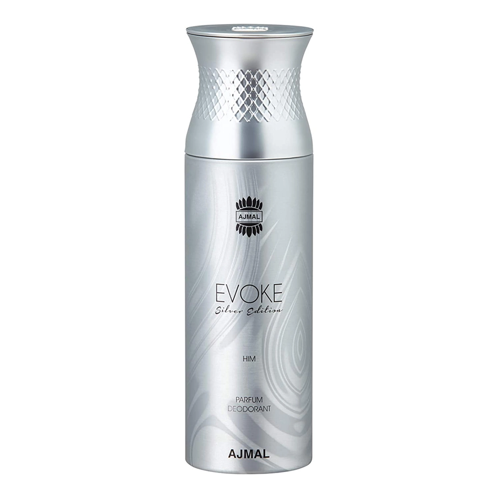 Ajmal Evoke Silver Edition Him Parfum Deodorant 200Ml.
