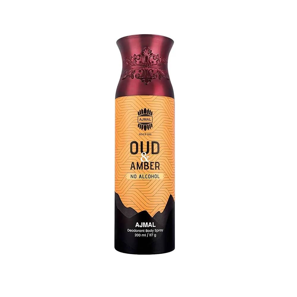 Ajmal Oud & Amber Body Spray 200Ml