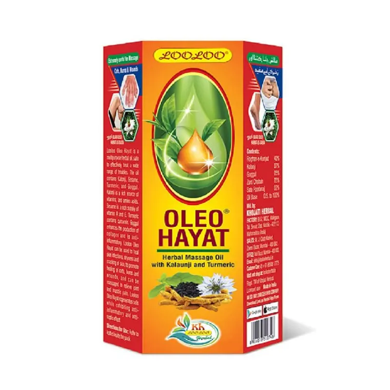 Loo Loo Oleo Hayat Herbal Massage Oil 50Ml