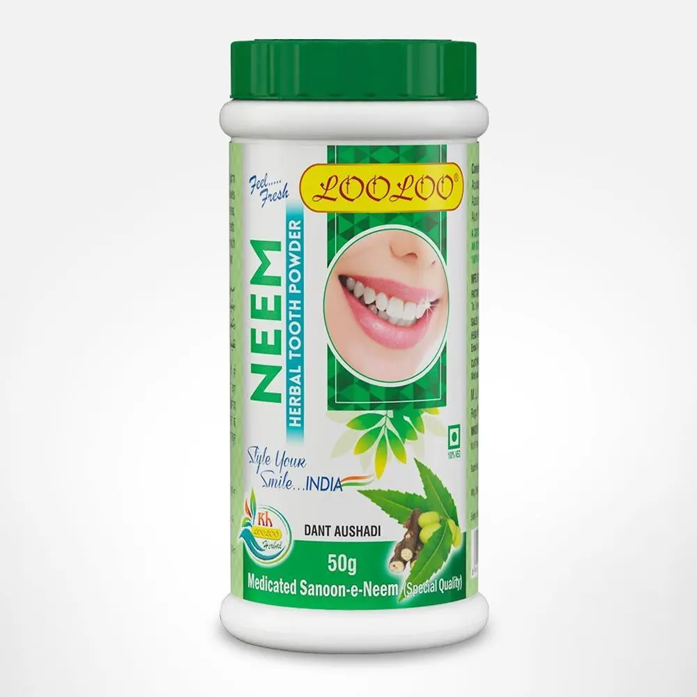 Loo Loo Neem Herbal Tooth Powder 50G