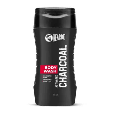 Beardo Activated Charcoal Bodywash Skin Detox Deep Cleansing Purifying 200Ml