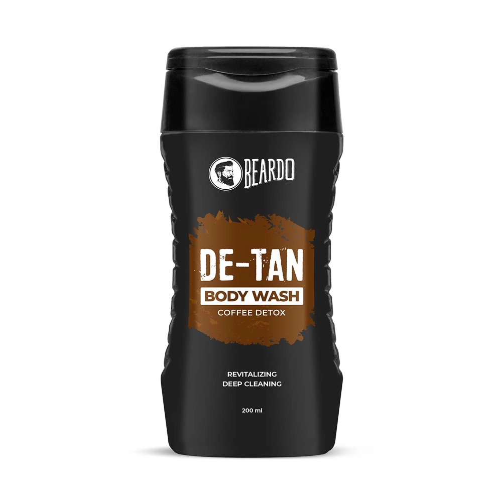 Beardo De Tan Bodywash Coffee Detox Revitalizing Deep Cleaning 200Ml