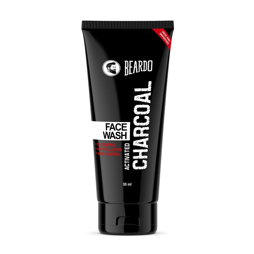 BEARDO FACE WASH ACTIVATED CHARCOAL 50ML