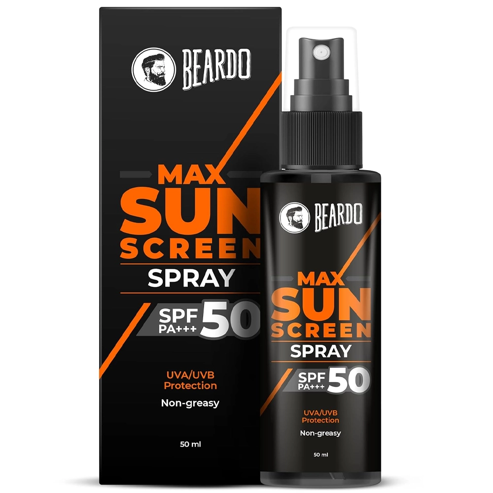 Beardo Max Sun Screen Spray Spf Pa 50 50Ml