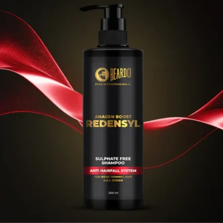 Beardo Studio Professional Anagen Boost Redensyl Sulphate Free Shampoo Anti Hairfall System 200Ml