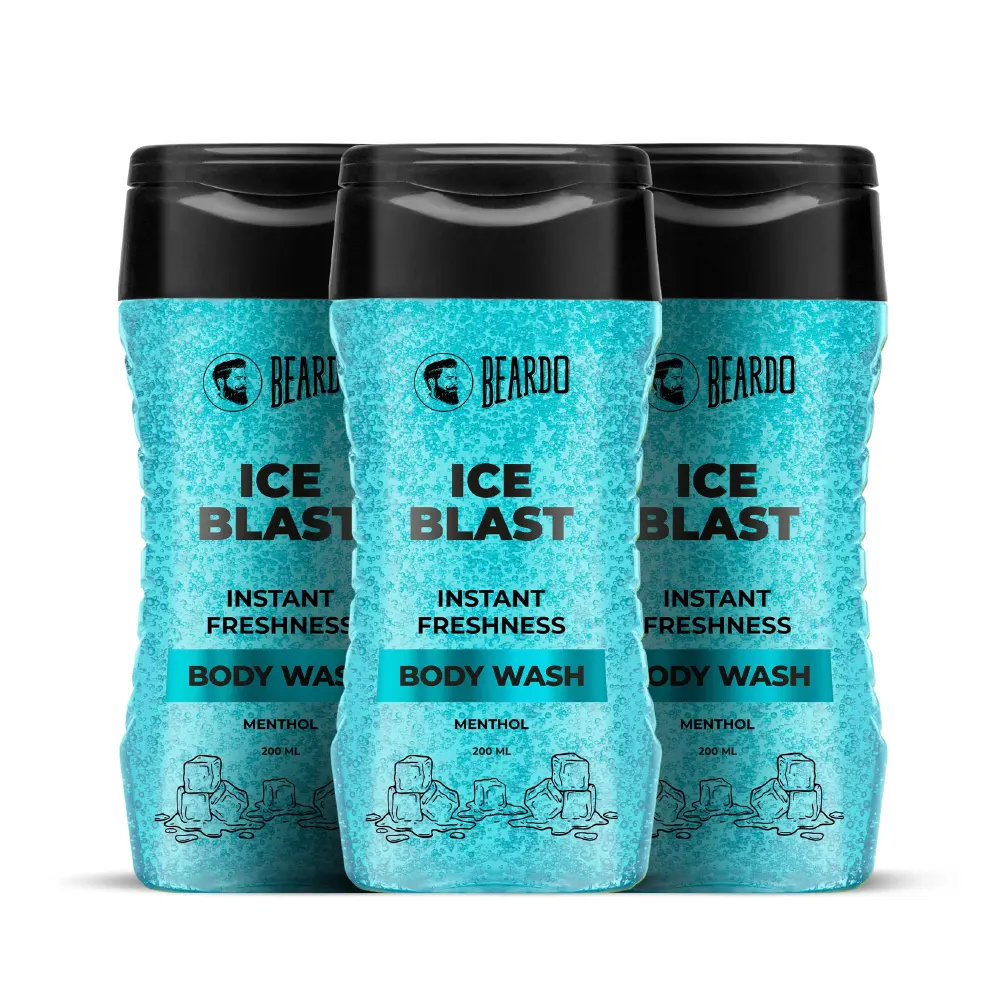 Beardo Ice Blast Instant Freshness Body Wash Menthol 200Ml
