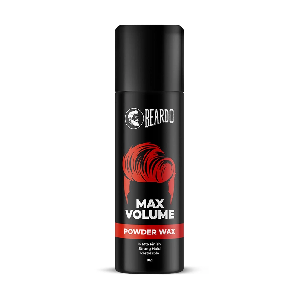 Beardo Max Volume Powder Max Matte Finish Stong Hold Restylable 10G