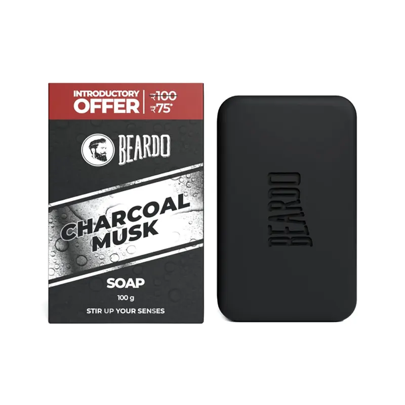 Beardo Charcole Musk Soap