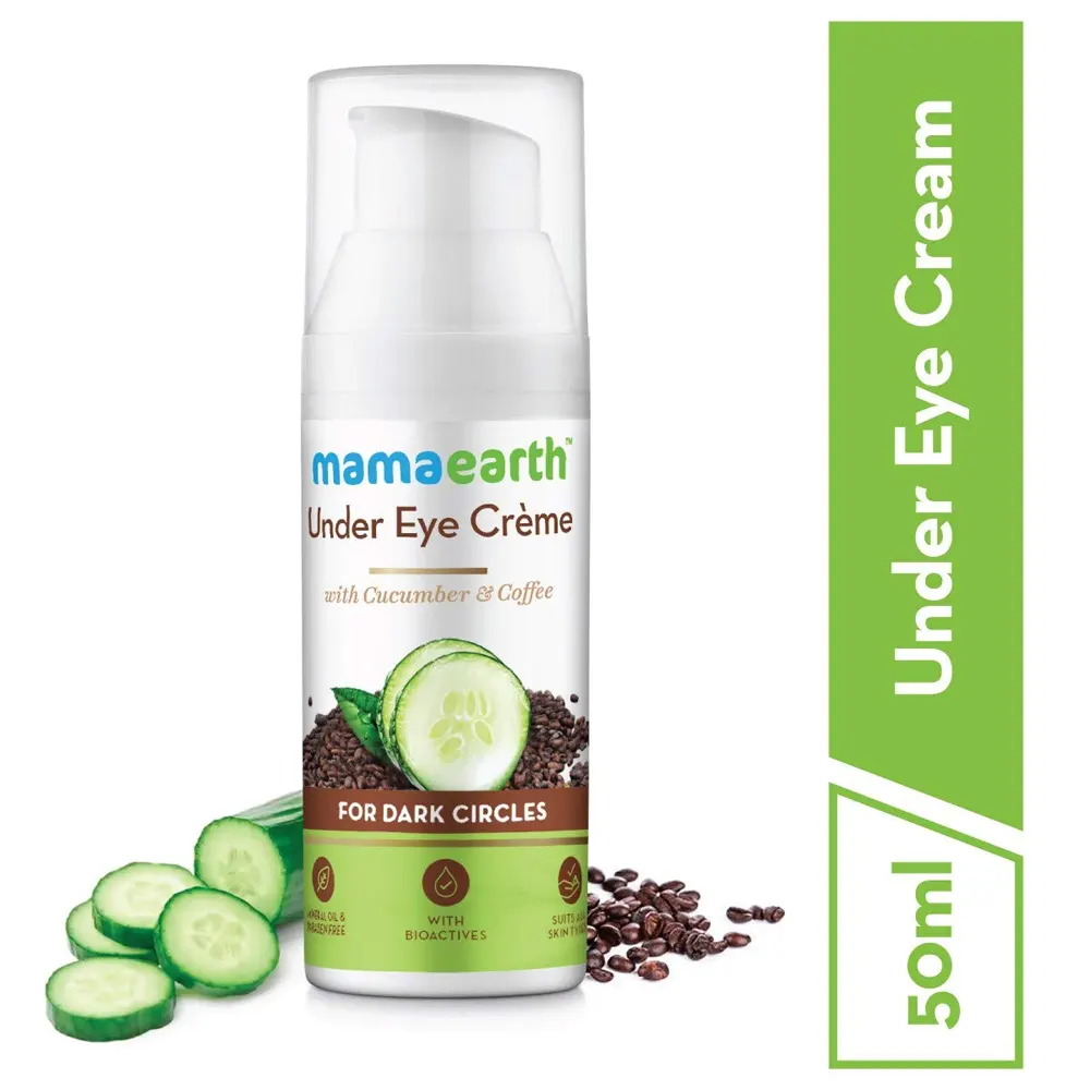 Mamaearth Under Eye Creme With Cucumber And Coffee 50G