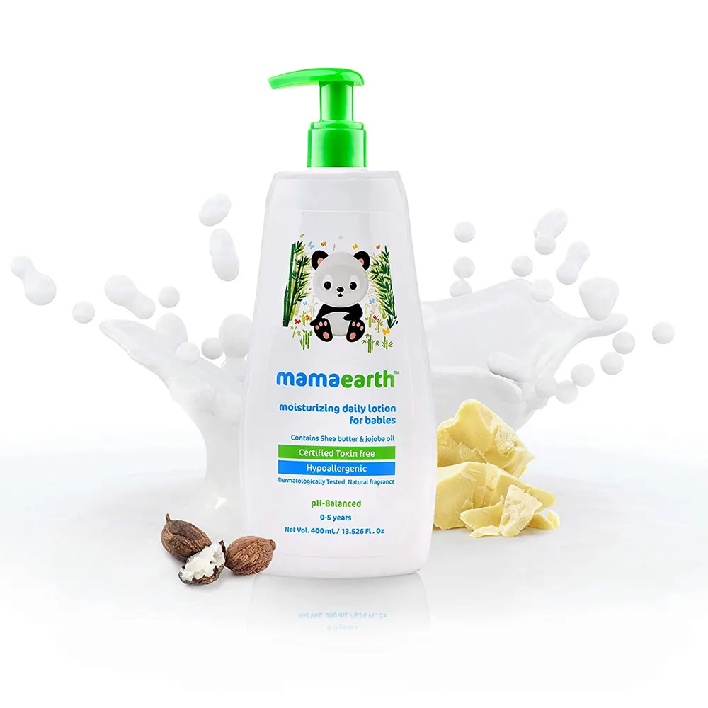 Mamaearth Moisturizing Daily Lotion For Babies With Shea Butter And Jojoba Oil 400Ml