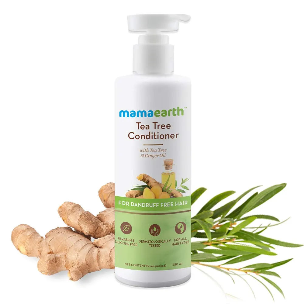 Mamaearth Tea Tree Conditioner With Tea Tree And Ginger Oil Far Dandruff Free Hair 250Ml