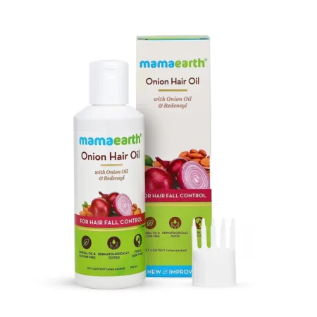 Mamaearth Onion Hair Oil With Onion Oil And Redensyl 150Ml