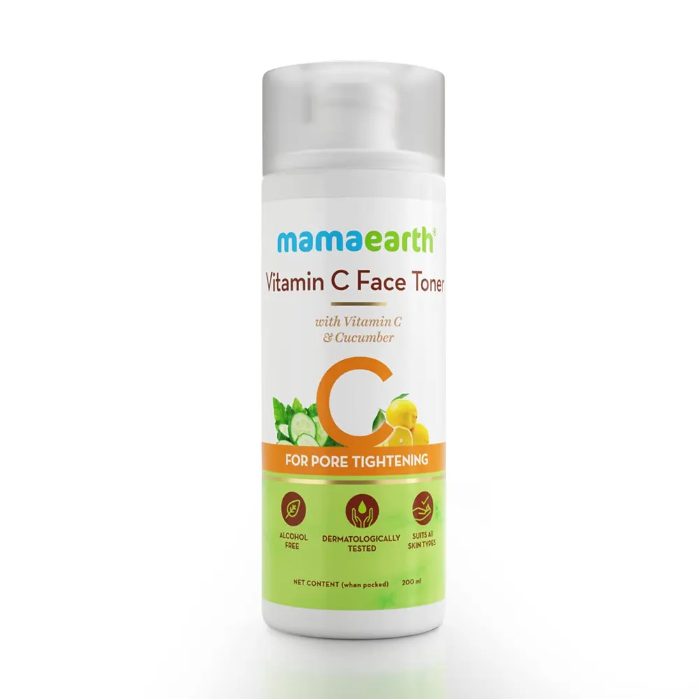 Mamaearth Vitamin C Face Toner With Vitamin C And Cucumber For Pore Tightening 200Ml