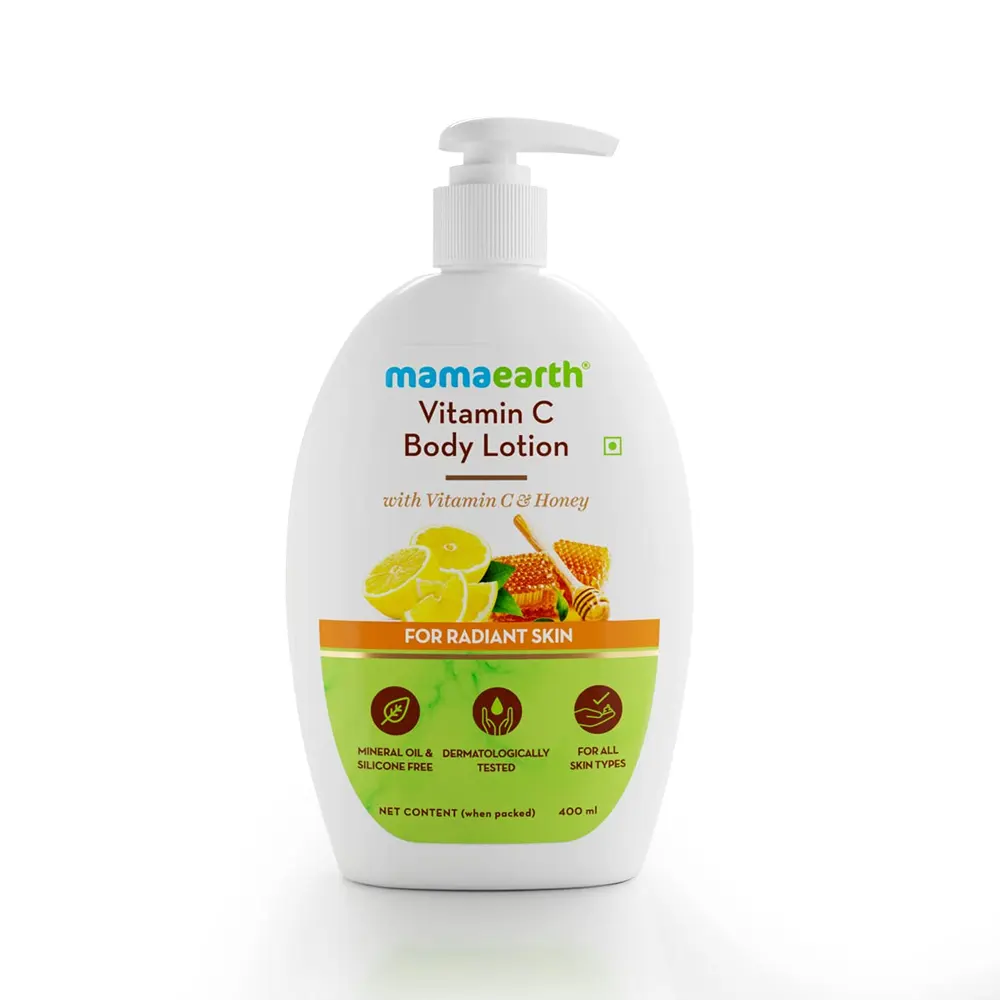 Mamaearth Vitamin C Body Lotion With Vitamin C And Honey For Radiant Skin 400Ml