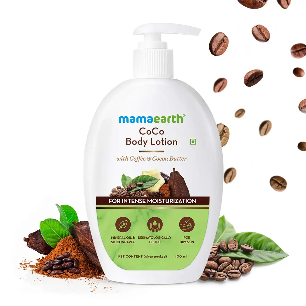 Mamaearth Coco Body Lotion With Coffee And Cocoa Butter For Intense Moizturization 400Ml
