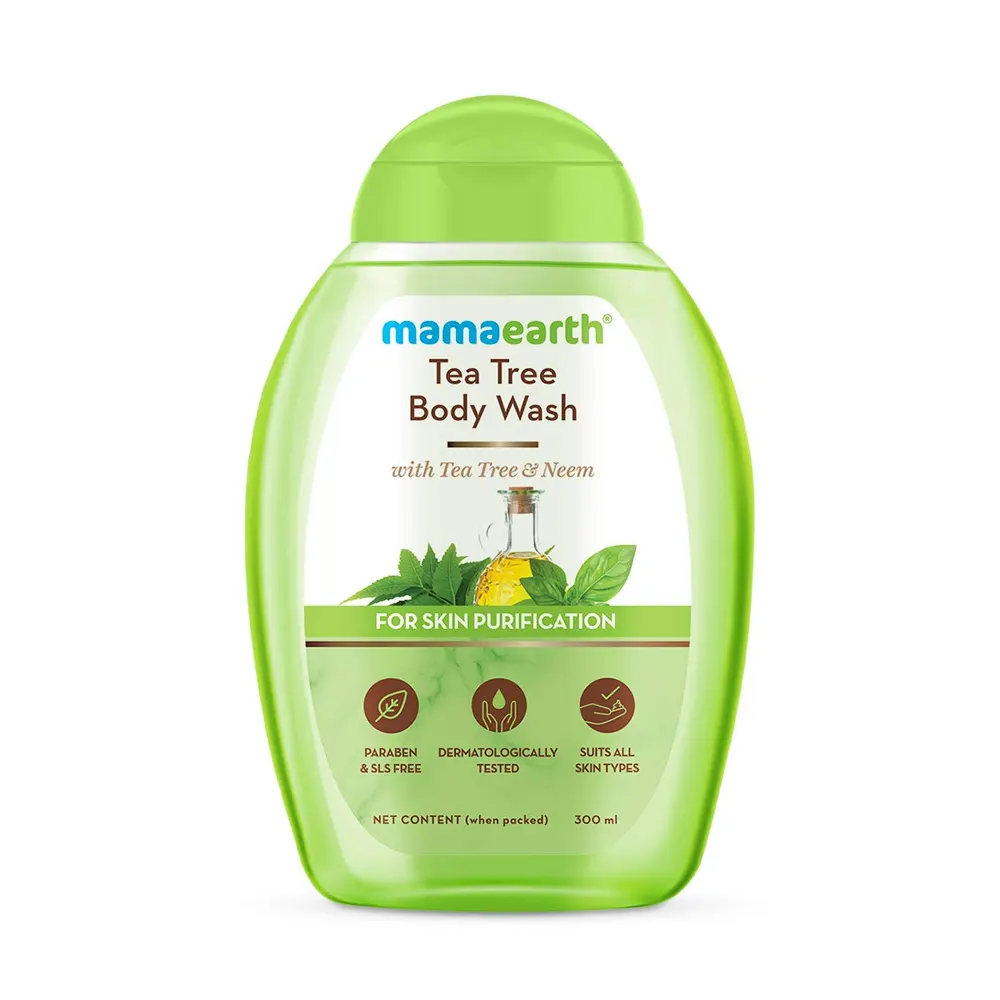 Mamaearth Tea Tree Body Wash With Tea Tree And Neem For Skin Purification 300Ml