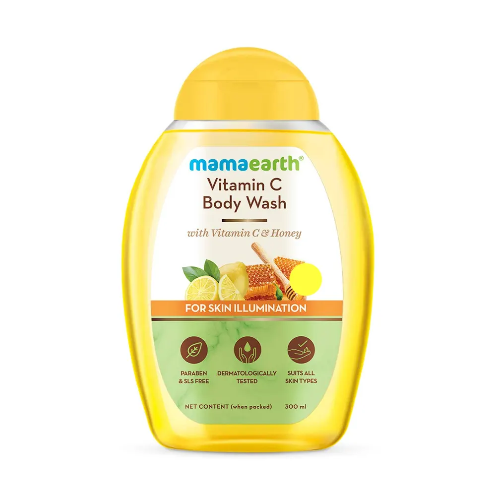 Mamaearth Vitamin C Body Wash With Vitamin C And Honey 300Ml