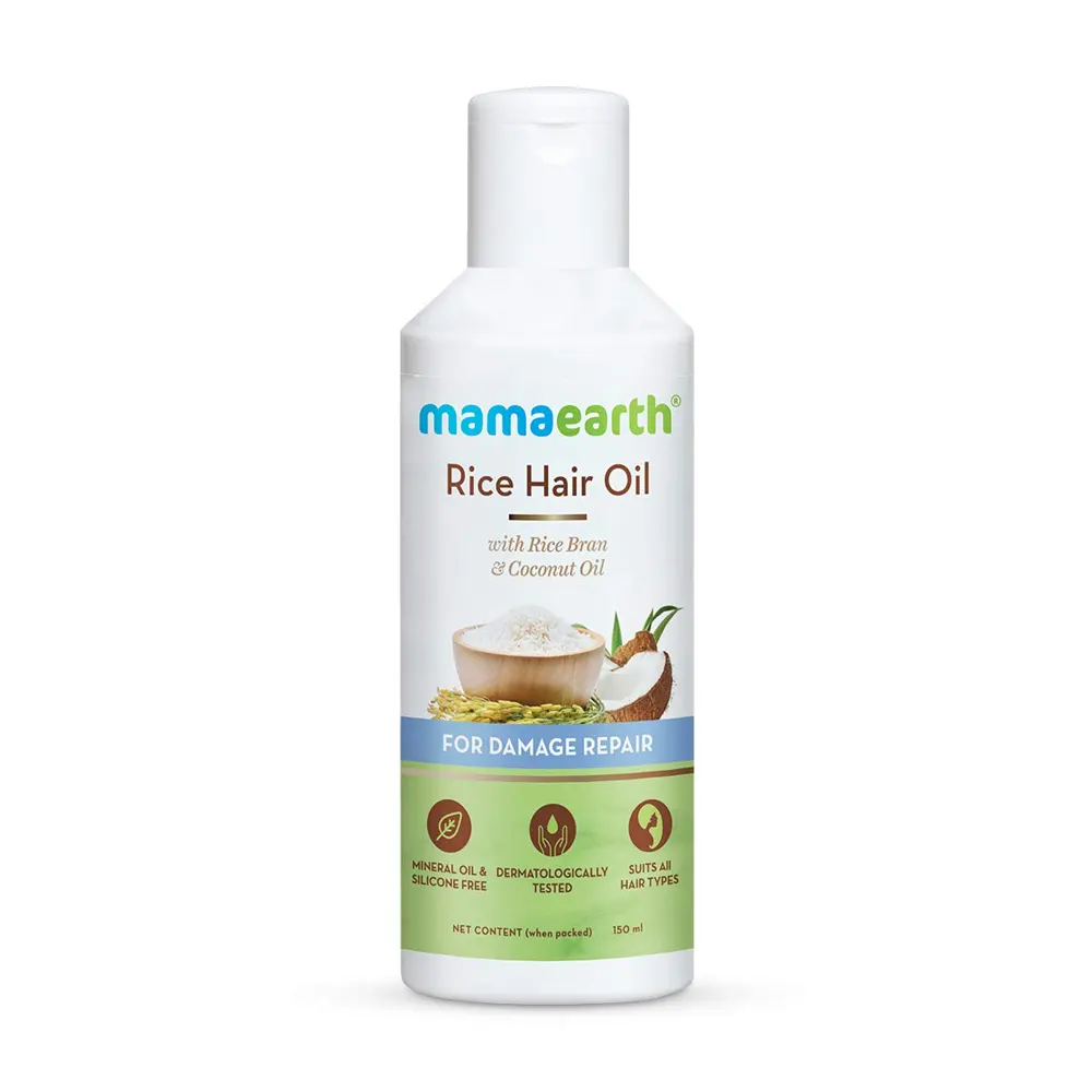 Mamaearth Rice Hair Oil For Damage Repair 150Ml