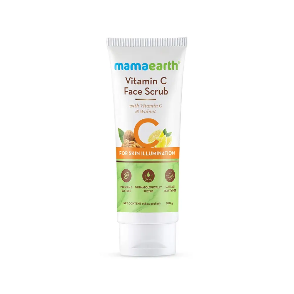 Mamaearth Vitamin C Face Scrub For Skin Illumination 100G