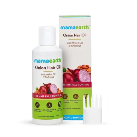 MAMAEARTH ONION HAIR OIL WITH ONION OIL AND REDENSYL 100ML