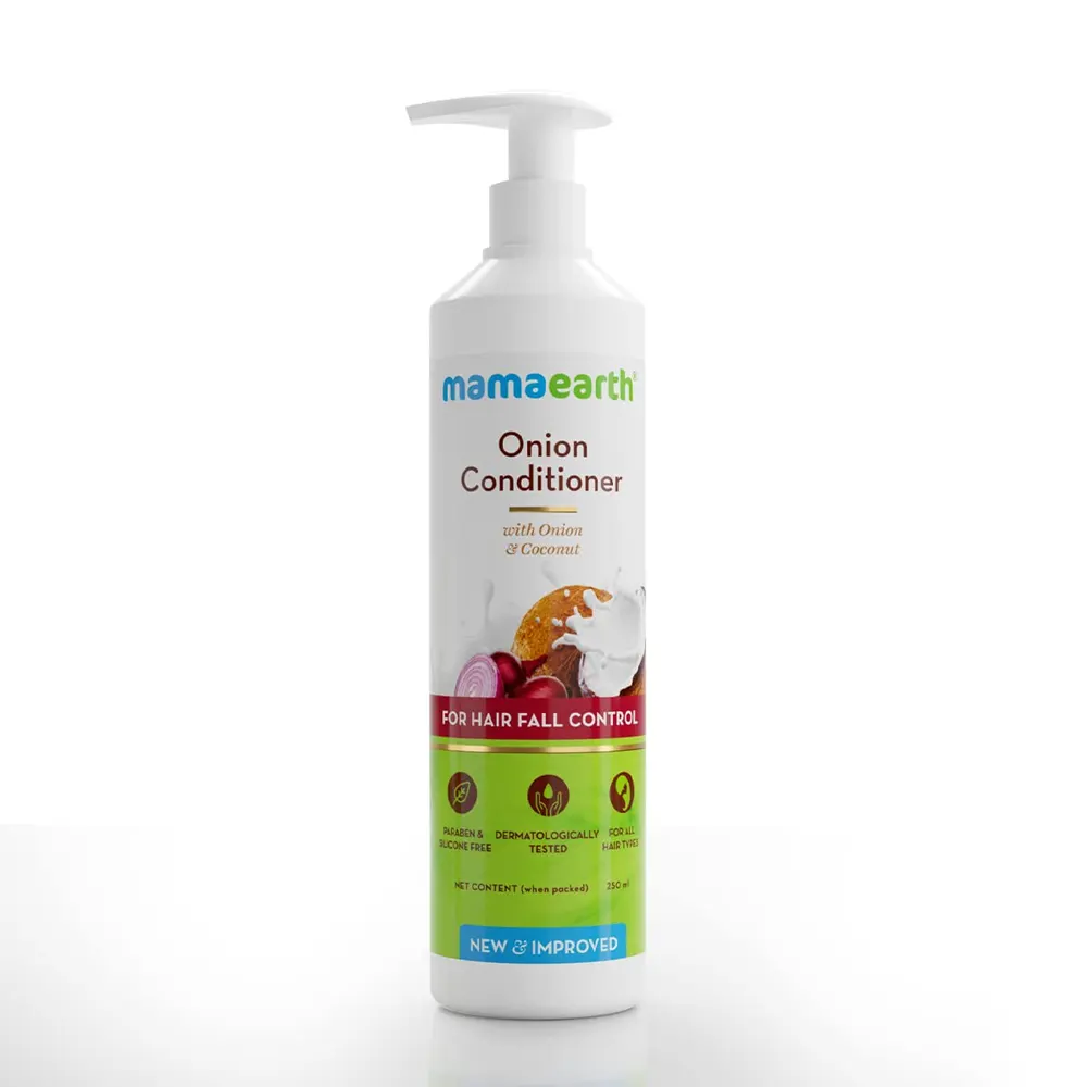 Mamaearth Onion Conditioner With Onion And Coconut For Hair Fall Control 200Ml