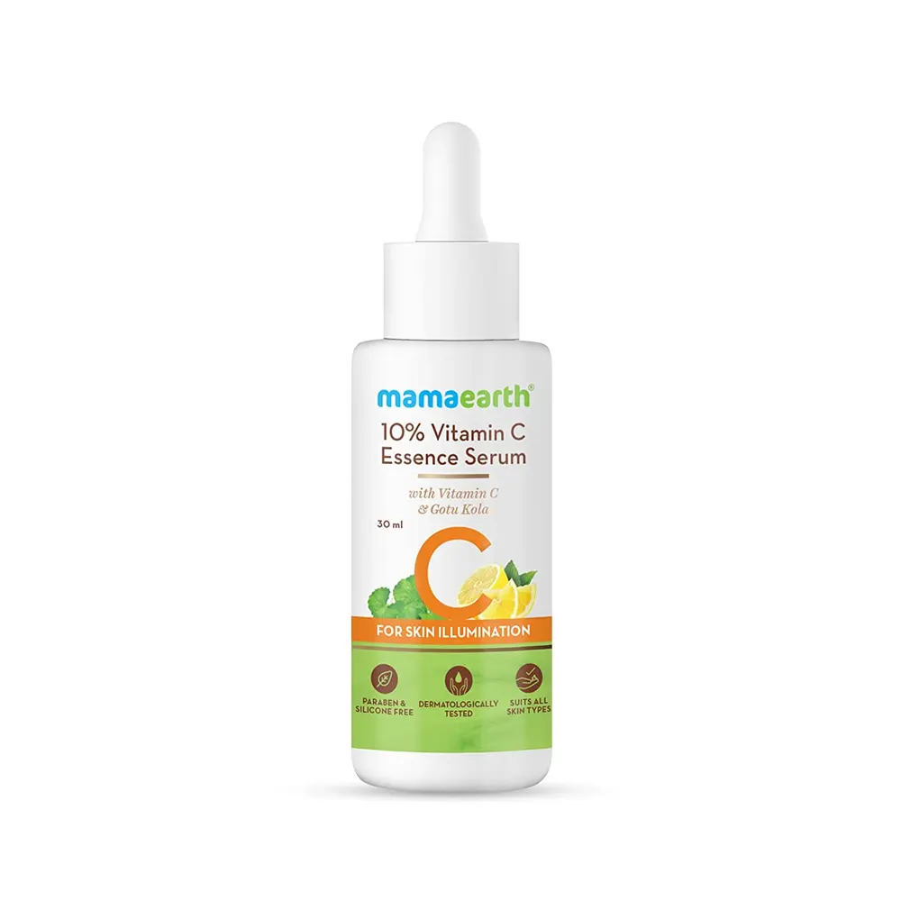 Mamaearth 10% Vitamin C Essence Serum With Vitamin C And Gotu Kola 30Ml