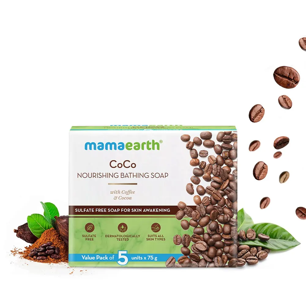 Mamaearth Coco Nourishing Bathing Soap With Coffee And Cocoa 375G
