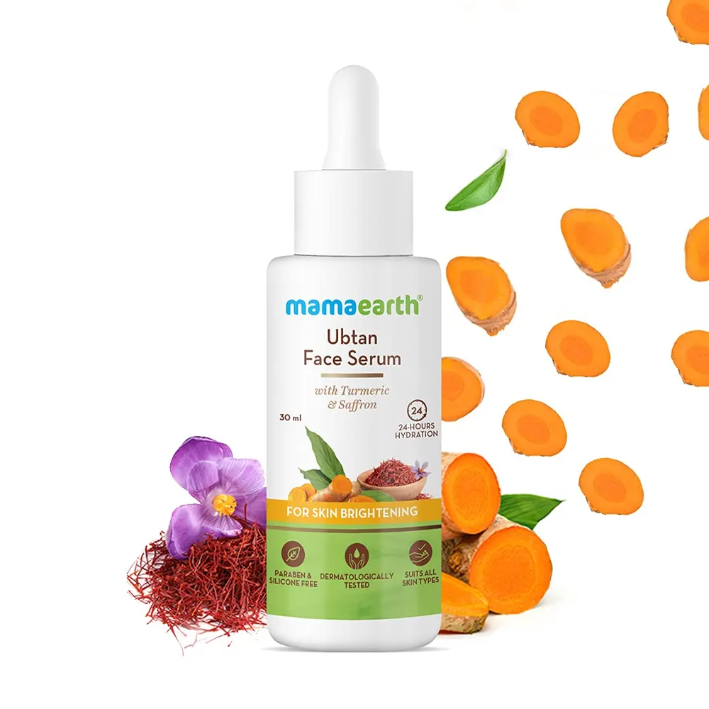 Mamaearth Ubtan Face Serum For Skin Brightening 30Ml