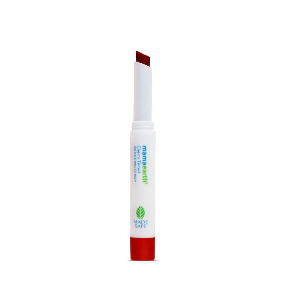 Mamaearth Cherry Tinted 100% Natural Lip Balm With Cherry And Coconut Oil For 12H Moistured Lips 2G
