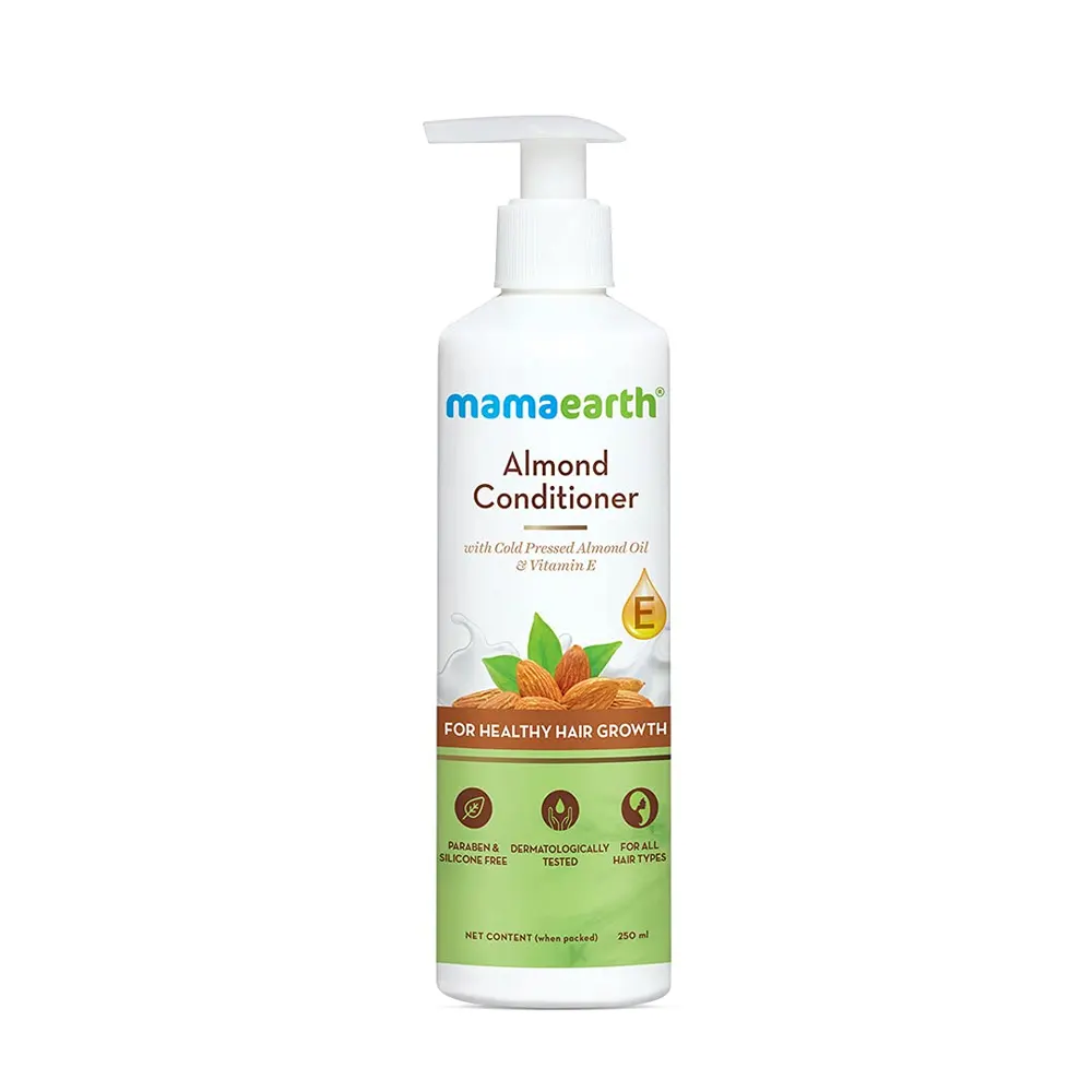 Mamaearth Almond Conditioner With Cold Pressed Almond Oil And Vitamin E 250Ml