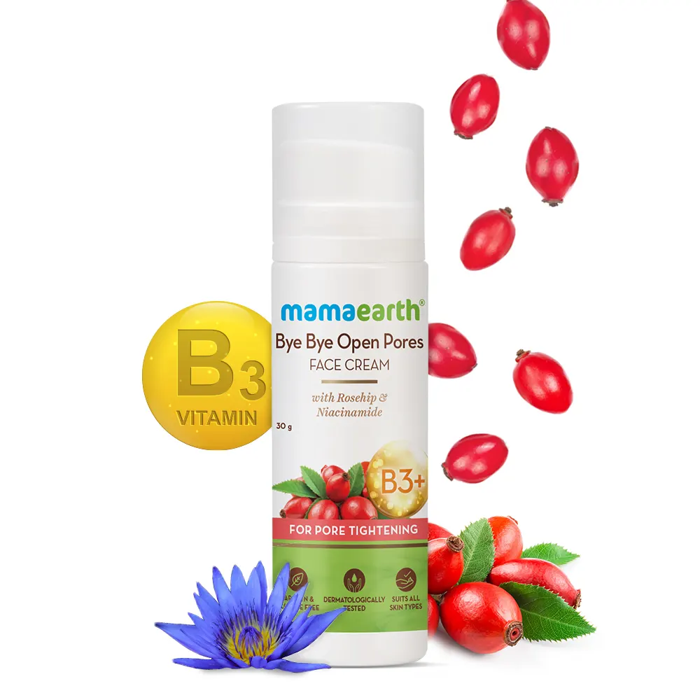 Mamaearth Bye Bye Open Pores Face Cream 30G