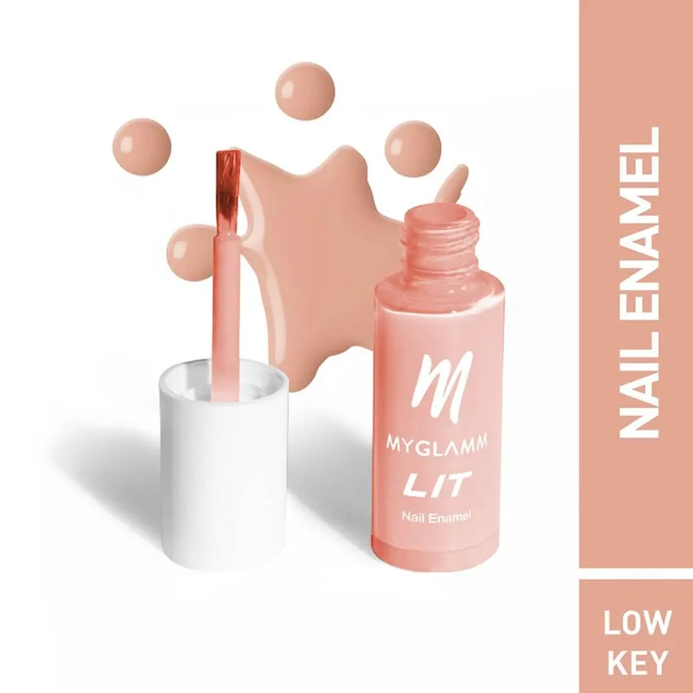 Myglamm Lit Nail Enamel Formulated In Luxembourg Low Key 7Ml