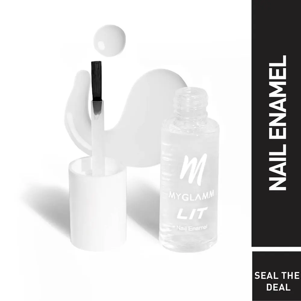 Myglamm Lit Nail Enamel Formulated In Luxembourg Seal The Deal 7Ml