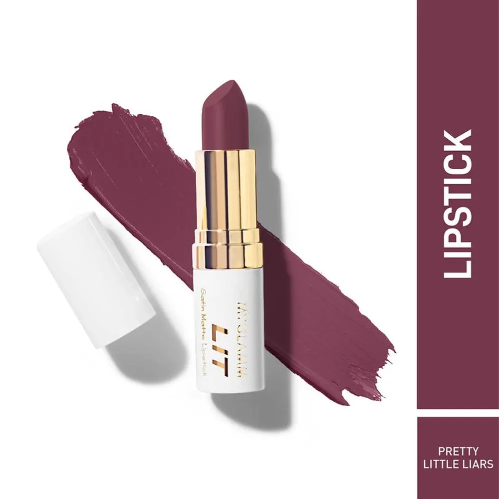 Myglamm Lit Satin Matte Lipstick Pretty Little Liars 4.5G