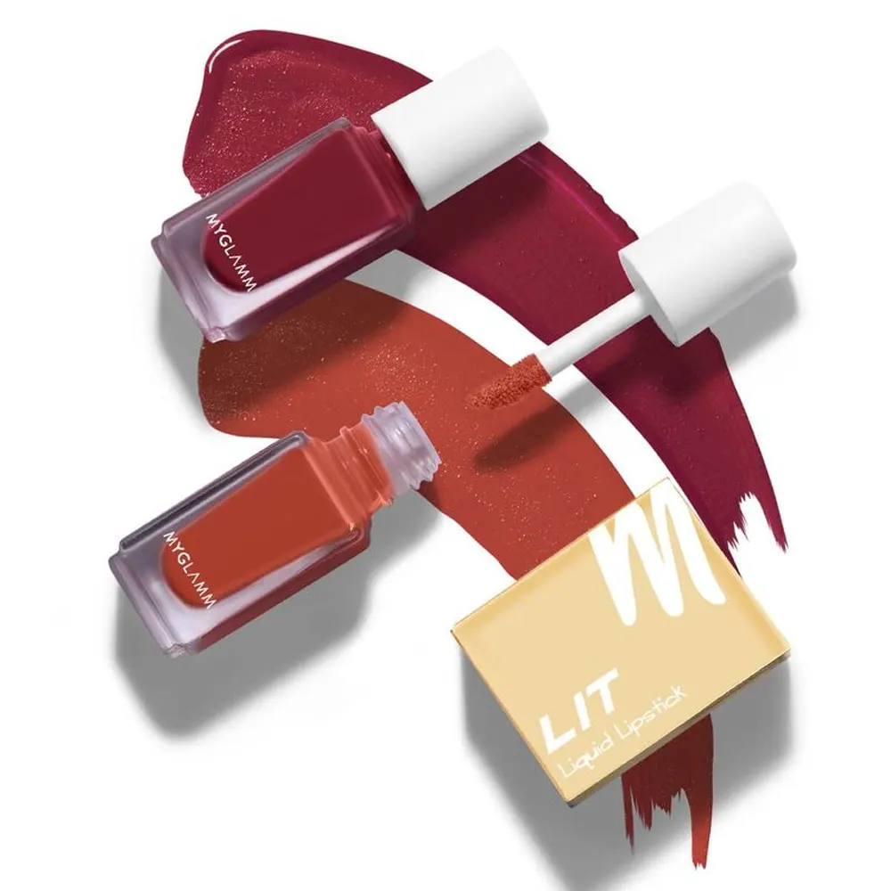 Myglamm Lit Liquid Matte Lipstick Miss Independent 01 2*4Ml