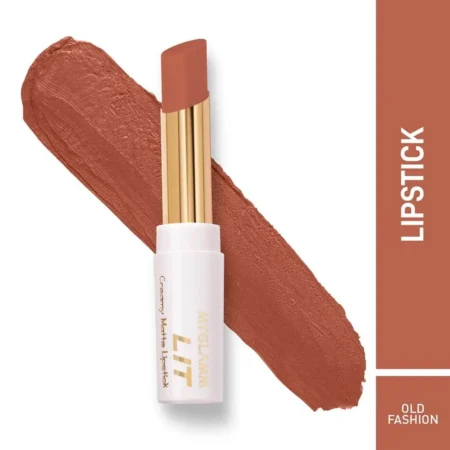 Myglamm Lit Creamy Matte Lipstick Old Fashion 3.7G
