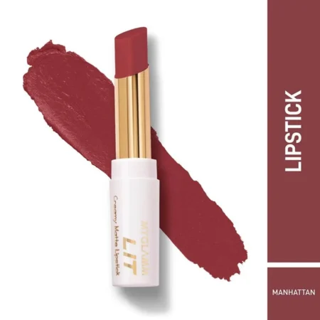 Myglamm Lit Creamy Matte Lipstick Manhattan 3.7G