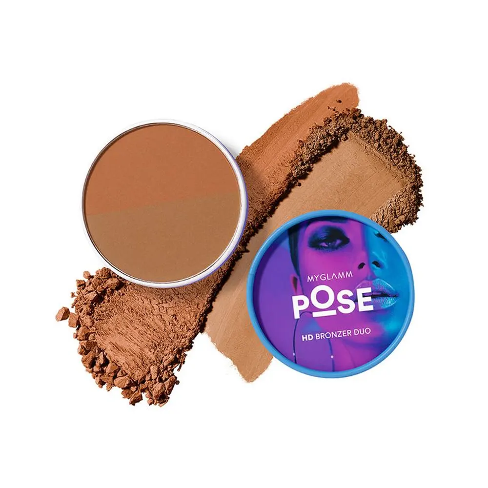 Myglamm Pose Hd Bronzer Duo 001 Cinnamon Teracotta 9G