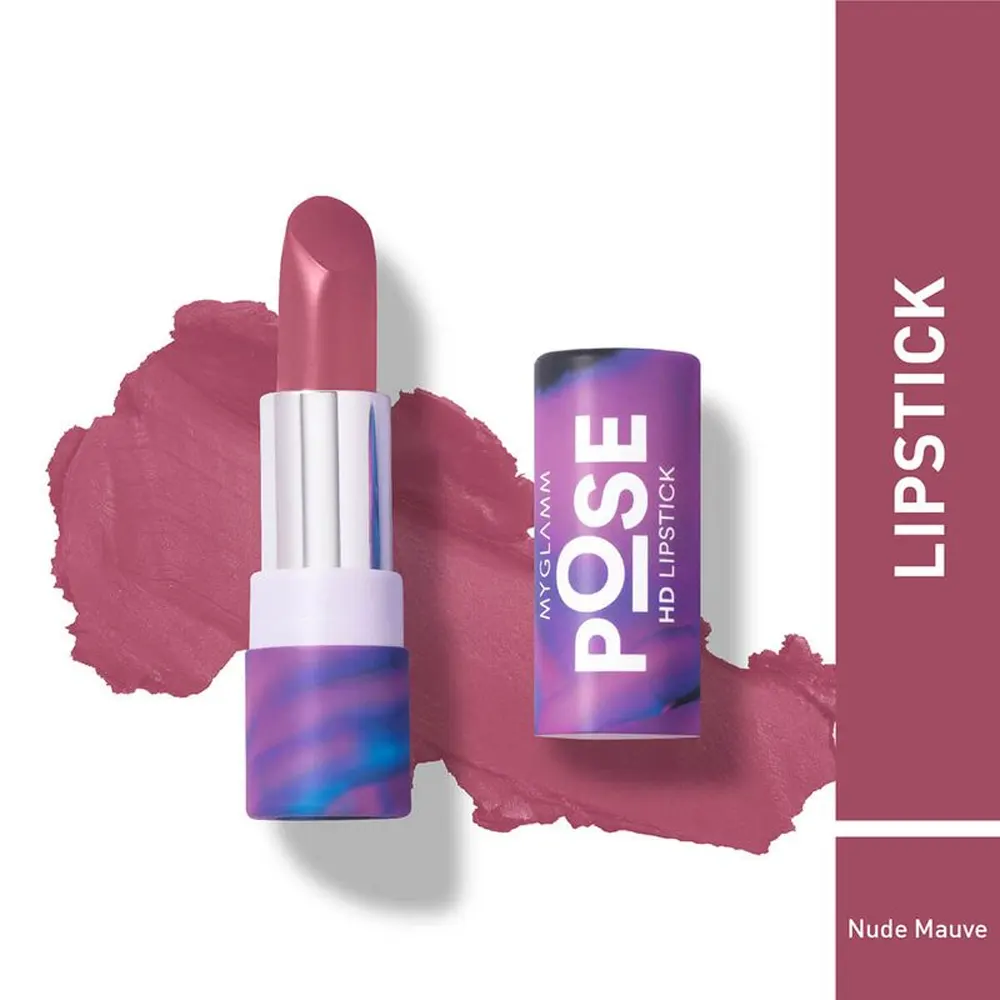 Myglamm Pose Hd Lipstick 008 Nude Mauve 4G
