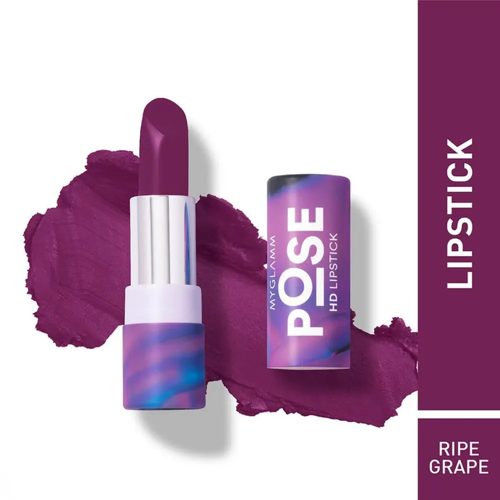 Myglamm Pose Hd Lipstick 020 Ripe Grape 4G