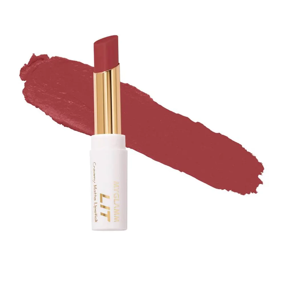 Myglamm Lit Creamy Matte Lipstick Mojito 3.7G