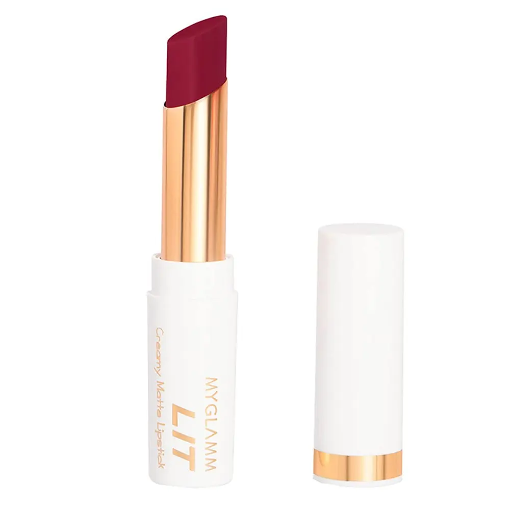 Myglamm Lit Creamy Matte Lipstick Liit 3.7G