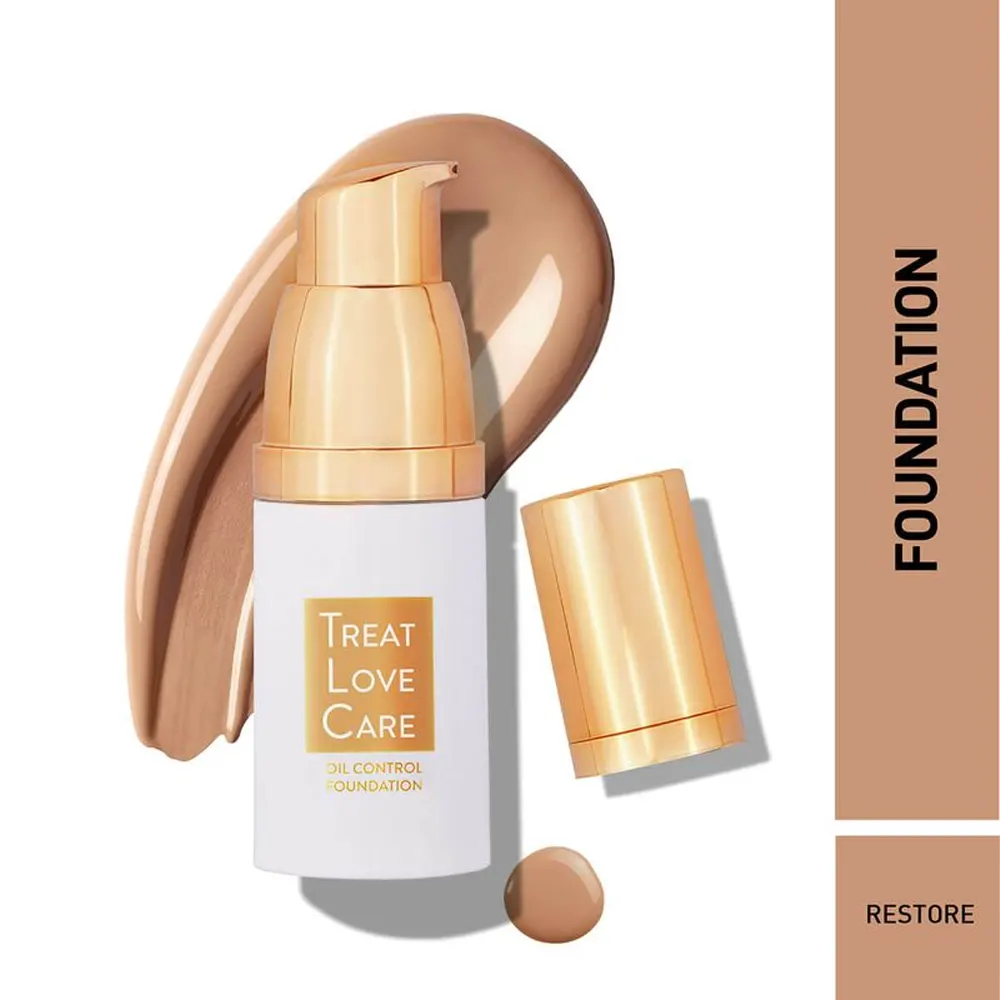 Myglamm Treat Love Care Oil Control Foundation Restore 13.7Ml