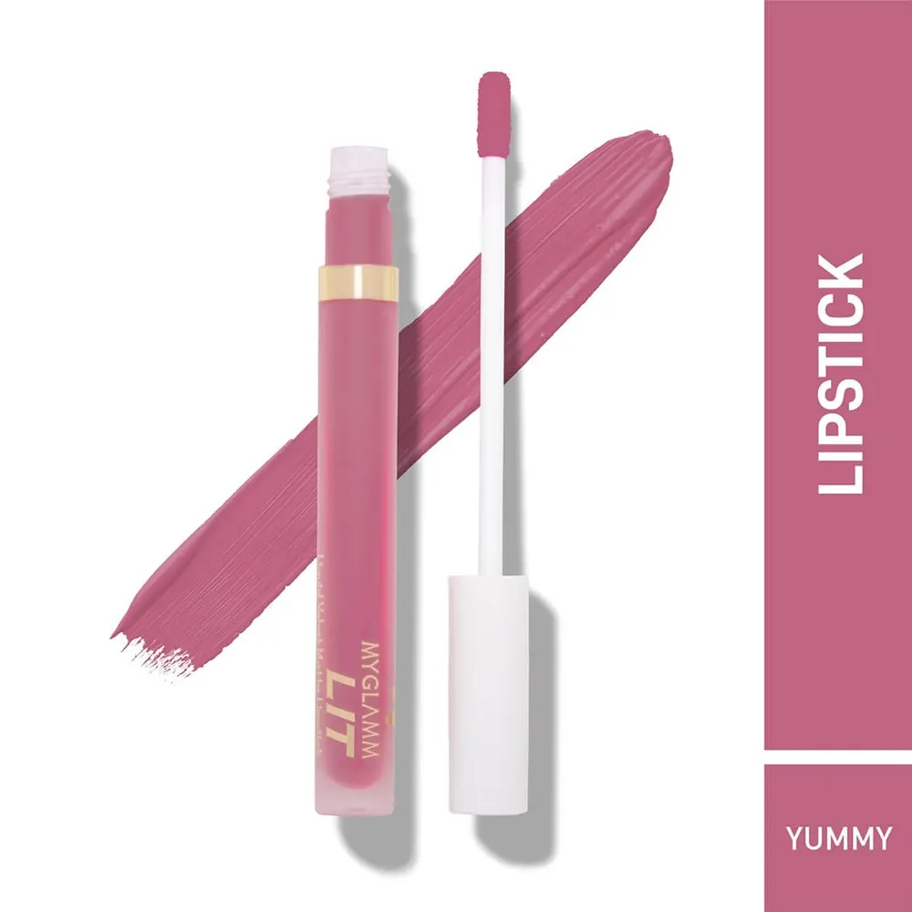 Myglamm Lit Liquid Velvet Matte Lipstick Vm 01 Yummy 3Ml