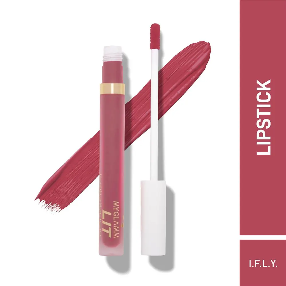 Myglamm Lit Liquid Velvet Matte Lipstick Vm 02 Ifly 3Ml
