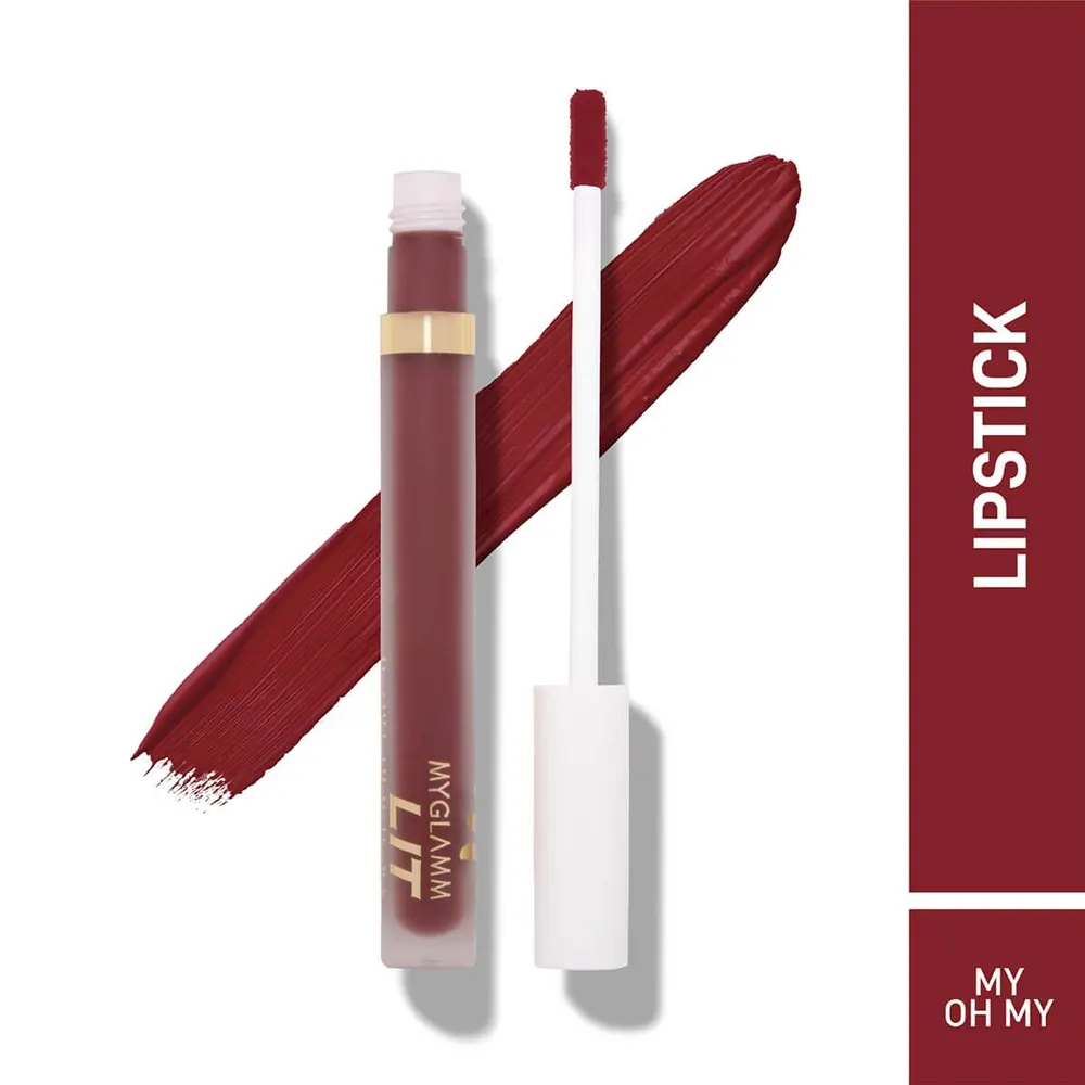 Myglamm Lit Liquid Velvet Matte Lipstick Vm 09 My Oh My 3Ml