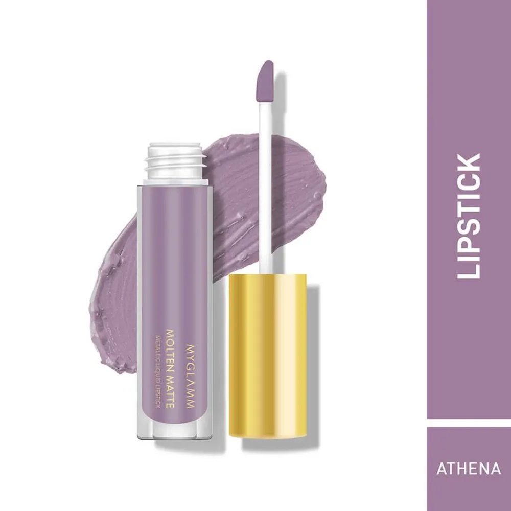 Myglamm Molten Matte Metallic Liquid Lipstick Mm 03 Athena 4.7Ml