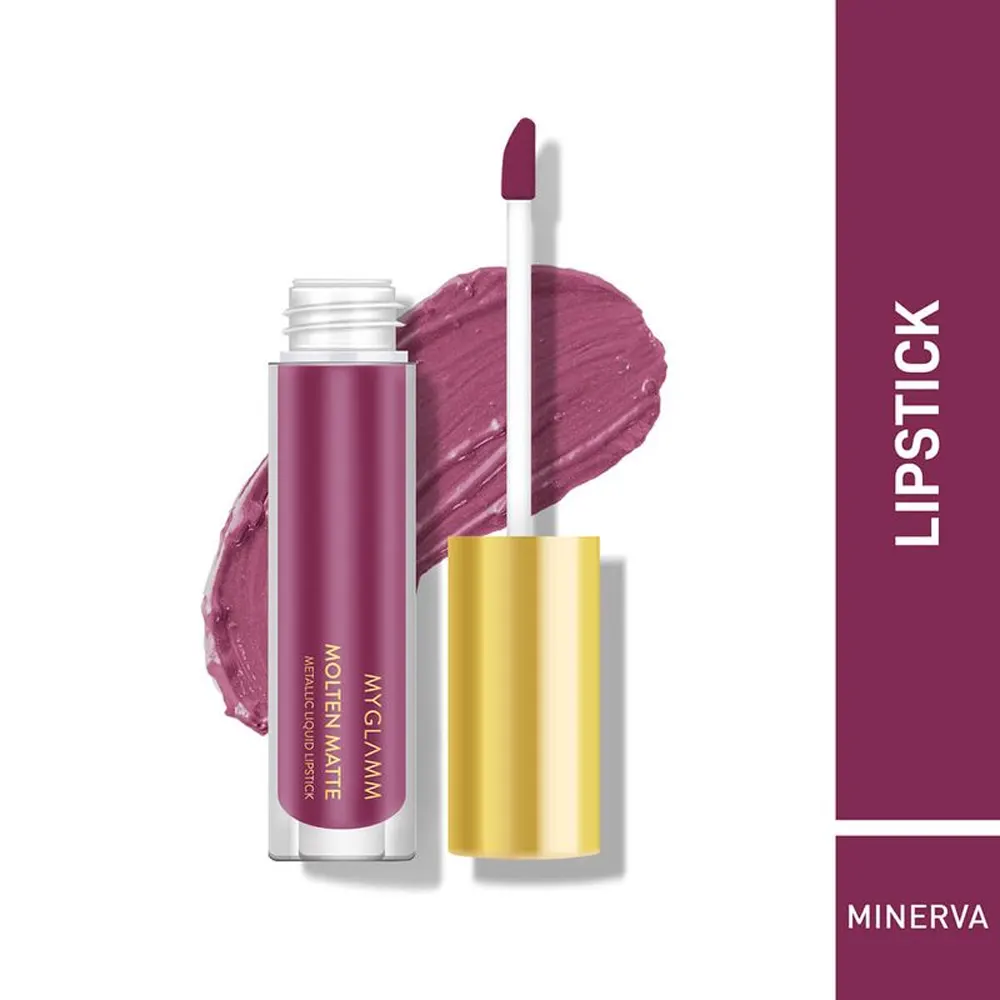 Myglamm Molten Matte Metallic Liquid Lipstick Mm 01 Minerva 4.7Ml
